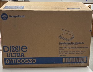 Georgia-Pacific 2-Ply Interfold Napkin Refills (6000/Ct) Brown napkin