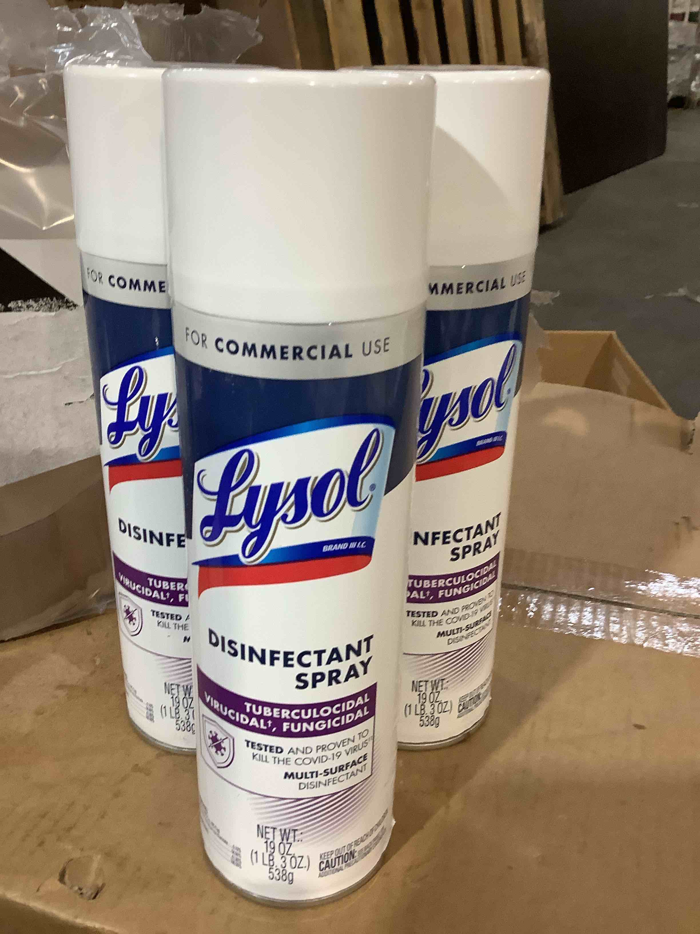 Professional Lysol IC Disinfectant Spray w/Control Flo Valve 19oz