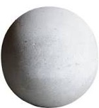 Concrete Ball Garden Accent