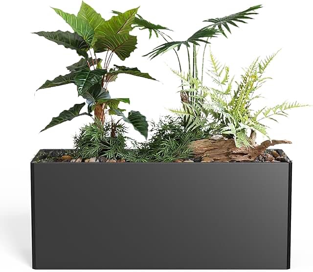Metallic Heavy Duty Long and Large outdoor and indoor planter, Trough Planter