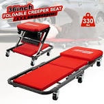 Wheels, creeper, and creeper seat