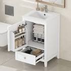 20” Bathroom Vanity with Ceramic Top