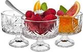 Dublin Crystal 16 Pieces Dessert Taster Trifle Bowl, IN OFFICE