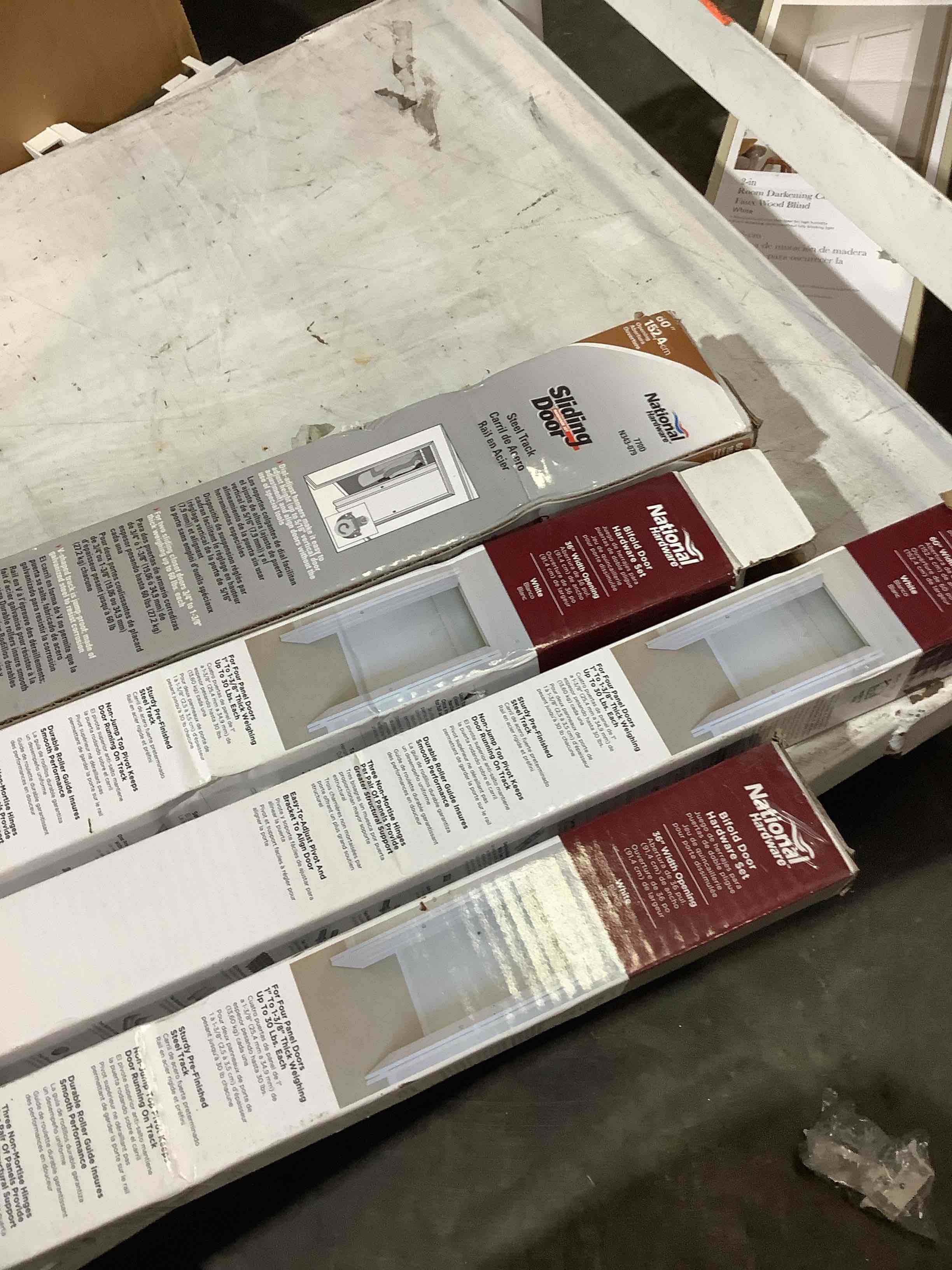 Assorted Bifold and sliding door Hardware sets