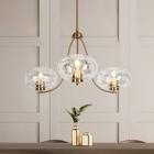 Maurine 3 light dimmable, classic traditional chandelier