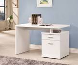 Small White Desk with 2 Drawers, similar to stock photo