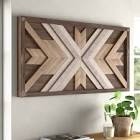 Wood, handmade southwestern geometric home wall decor
