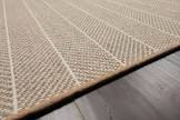 Herringbone, design, brown, and tan runner, 31” wide x 22’ long