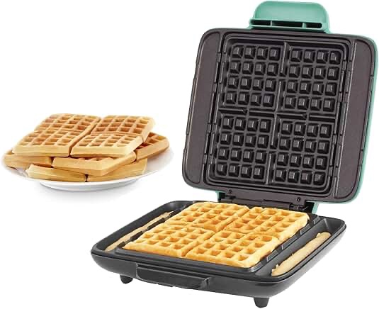 Dash Nonstick Aqua Waffle Stick Maker – Easy Dippable Waffle Sticks for Fun Breakfasts & Snacks