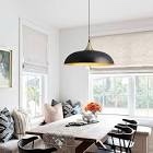 17.7 inch single dome kitchen island pendant light