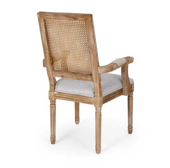 Esaias King Louis Back Upholstered Armchairs set of 2 chair