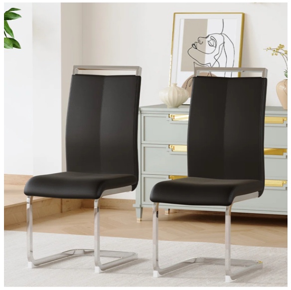  Hallsten Modern Dining Chairs set of 2 