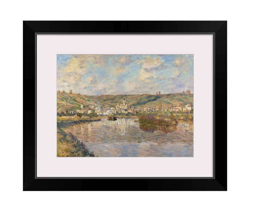Late Afternoon, Vetheuil, 1880 Wall Art 26.5”X36.5”