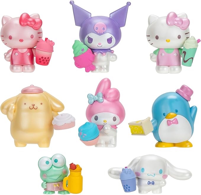 HELLO KITTY AND FRIEND EXCLUSIVE FLOCKED COLLECTION ( Figures May Vary) 