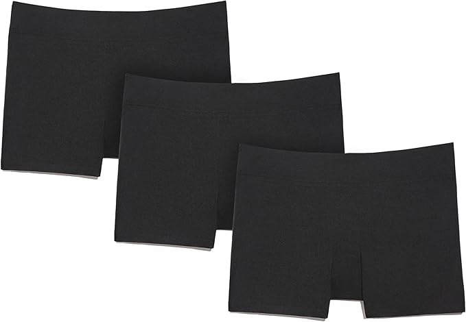 KNIX Super Leakproof Dream Short - Period Underwear or Pajamas for Women - SIZE Large_ Black (3 Pack)