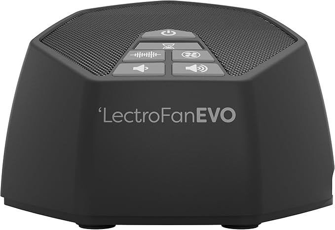 LectroFan EVO Guaranteed Non-Looping Sleep Sound Machine with 22 Unique Fan Sounds, White Noise Variations, and Ocean Sounds, with Sleep Timer