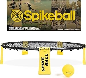 Spikeball Standard 3 Ball Kit with Adjustable Net & Balls - Portable Roundnet Game
