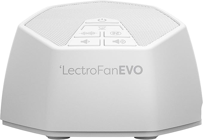 LectroFan EVO Guaranteed Non-Looping Sleep Sound Machine with 22 Unique Fan Sounds, White Noise Variations, and Ocean Sounds, with Sleep Timer