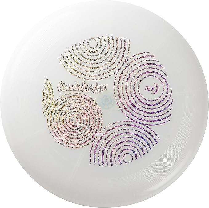 Nite Ize Flashflight Light Up Flying Disc - Family Game Night Fly Disc Toy - LED Disc with Replaceable Batteries - Family Game Night Accessories with Light