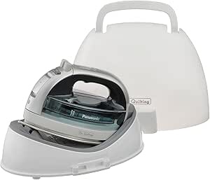 Panasonic NI-WL600 Cordless, Portable 1500W Contoured Multi-Directional Steam/Dry Iron, Stainless Steel Soleplate, Power Base and Carrying/Storage Case, Silver