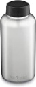 Klean Kanteen Wide Mouth Single Wall Stainless Steel Water Bottle (w/Wide Loop Cap) - 64oz - Brushed Stainless