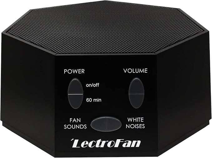 LectroFan High Fidelity White Noise Machine with 20 Unique Non-Looping Fan and White Noise Sounds and Sleep Timer