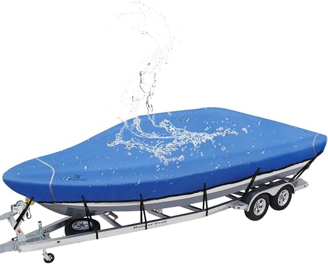 Taylor Made Offshore Fishing Boat Cover, I/O, Pacific Blue, Hot Shot, 23'5"-24'4", 102" Beam