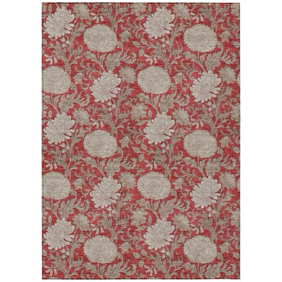 Addison Rugs Chantille ACN677RD 9 x 12 (ft) Polyester Red Rectangular Indoor/Outdoor