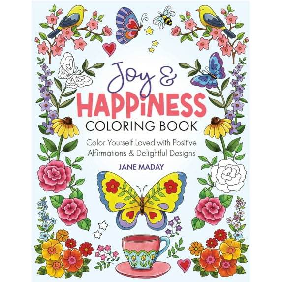 Joy & Happiness Coloring Book (Paperback)