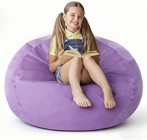 Magic bean bag bean bag chair velvet purple