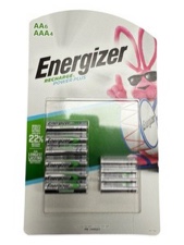 NEW Energizer Recharge Power Plus AA (6) & AAA (4) Batteries SEALEDNEW