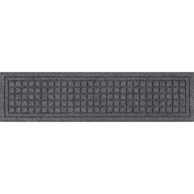 Member's Mark Antimicrobial Scraper Stair Tread, Charcoal, 9" x 35", 3 Pack