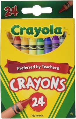 crayola crayons 24 count - 48 packs (52-3024)