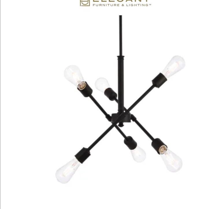 burcker 6 light led Sputnik