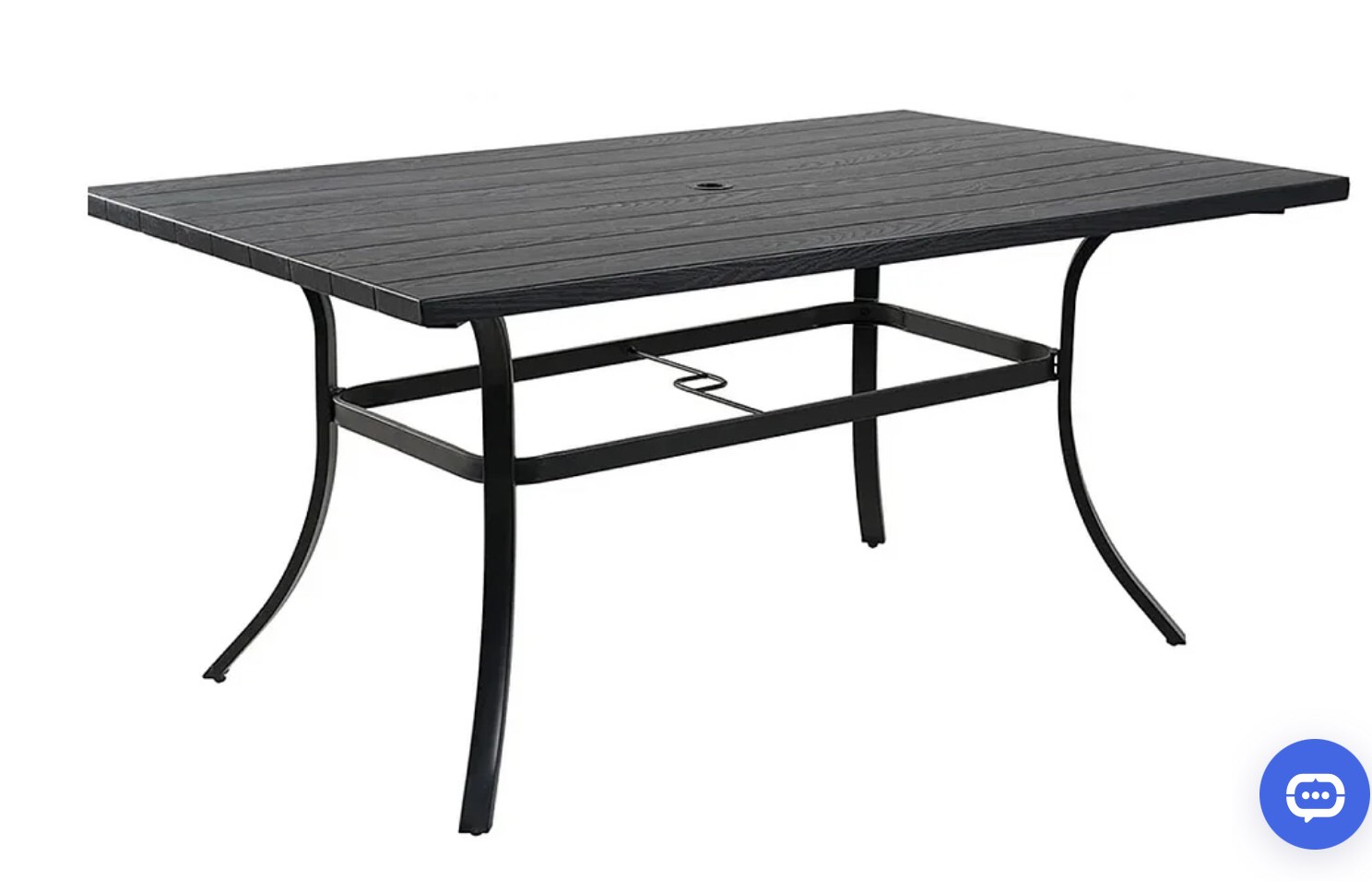 steel dining table grand d patio 73”