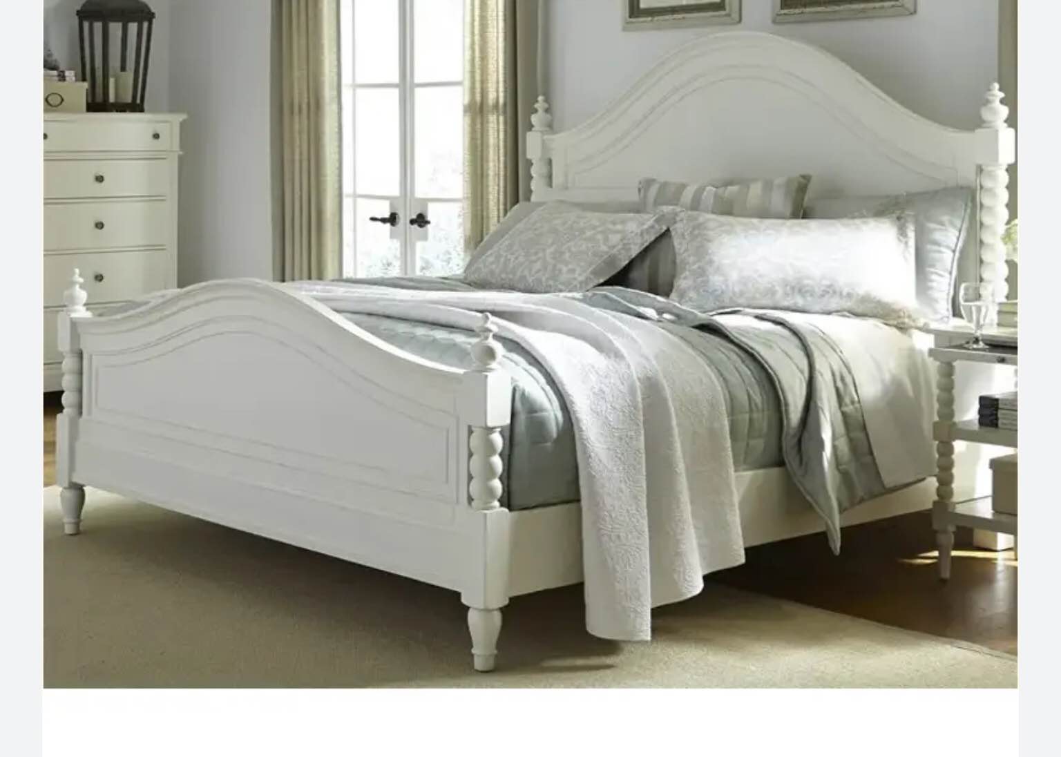 seguenay footboard size king 