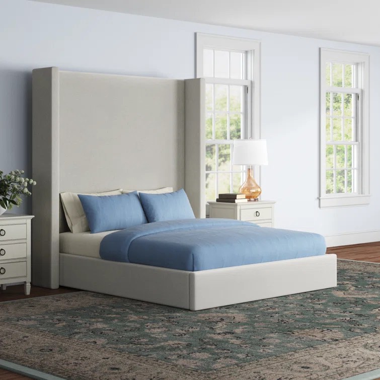 ( incomplete)Upholstered Low Profile Standard Bed Mattress Size: King, Color: Off White Revolution®
