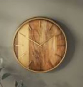 Juliann 20' Wood Wall Clock 