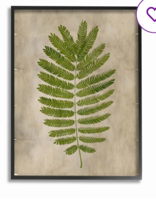 " Plant Parchment Green " 16" H x 20" W