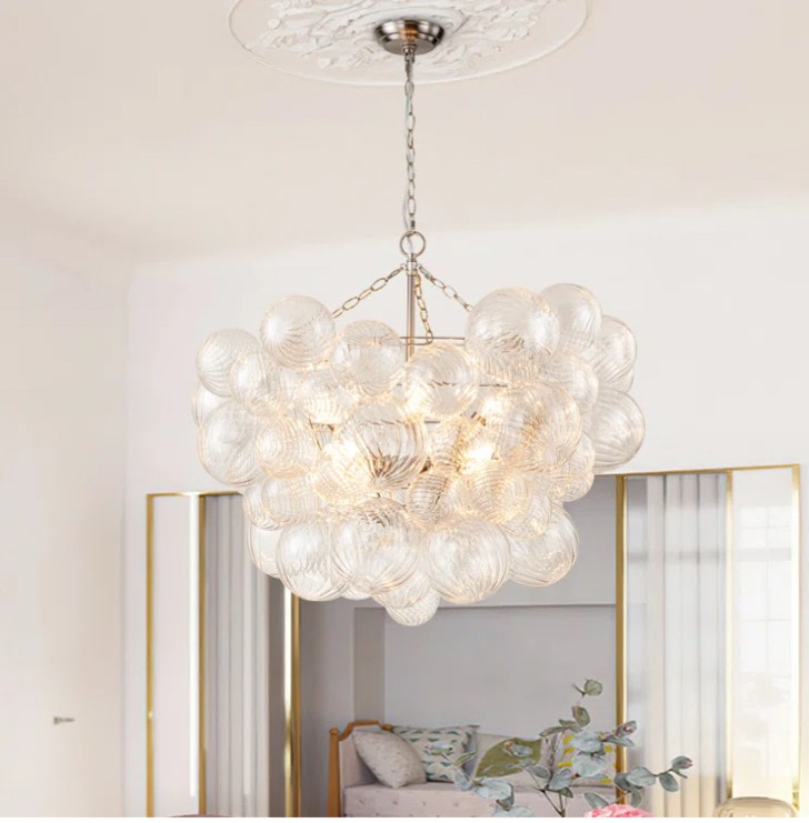 incomplete box 1 only) 8 - Light Dimmable Chandelier