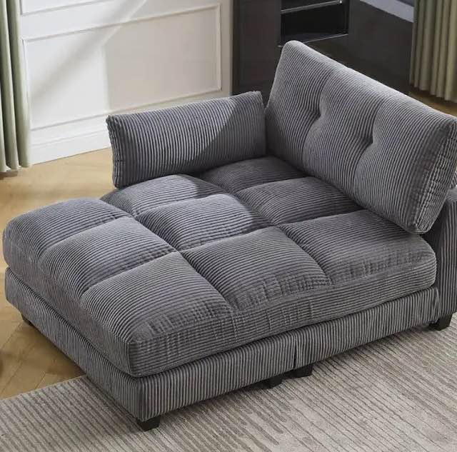 incomplete box 1 only) 44.08* Cordurey Slesper Sofa