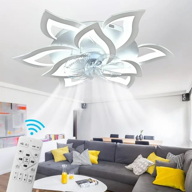 EAYSG 32in ABS Flush Mount Smart Ceiling Fan