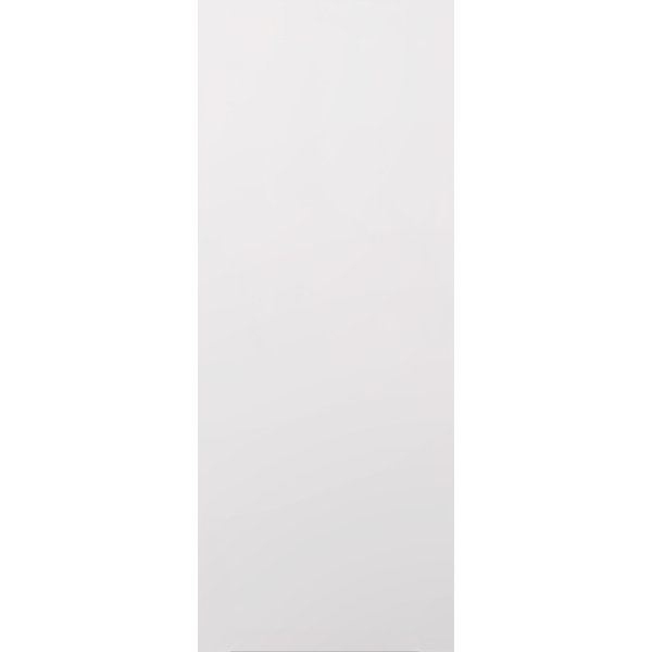 white primed smooth solid wood core flush flat door slab 