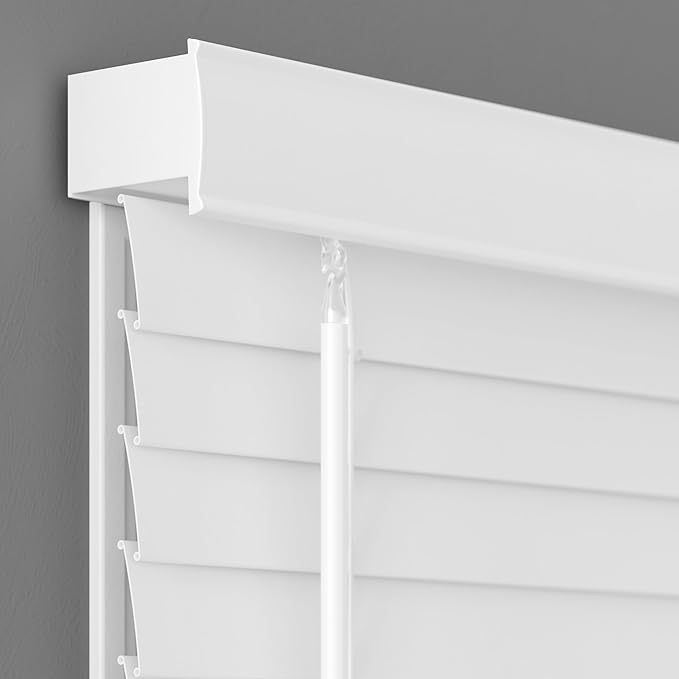 2 inch Room Darkening, Cordless Faux Wood Holizontal/Venetian Texti