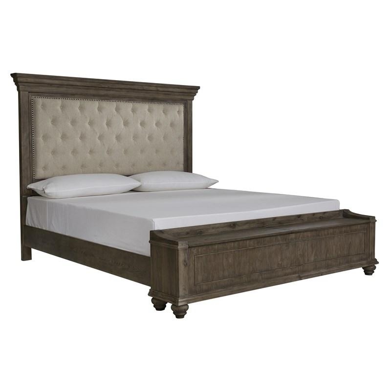 B776-56S Johnelle  bed King/California King Storage Footboard 