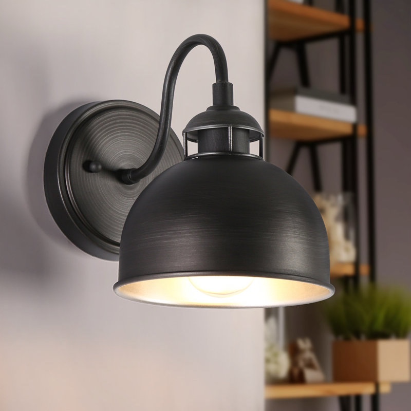 Herdon Dark Gray Barn Light