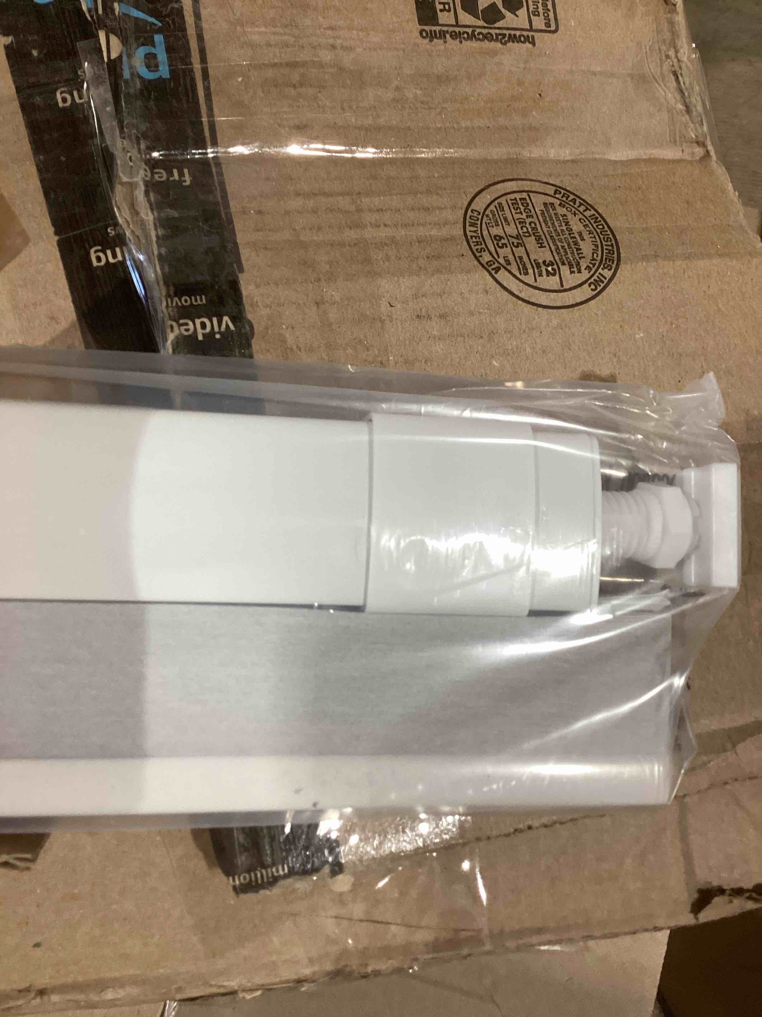 Condition photo showing New/Like New for lazblinds no tools no drill cordless cellular shades, blackout light blocking honeycomb shades for home, thermal insulation blinds for windows, 26" w x 48" h, white blackout-white 26" w x 48" h