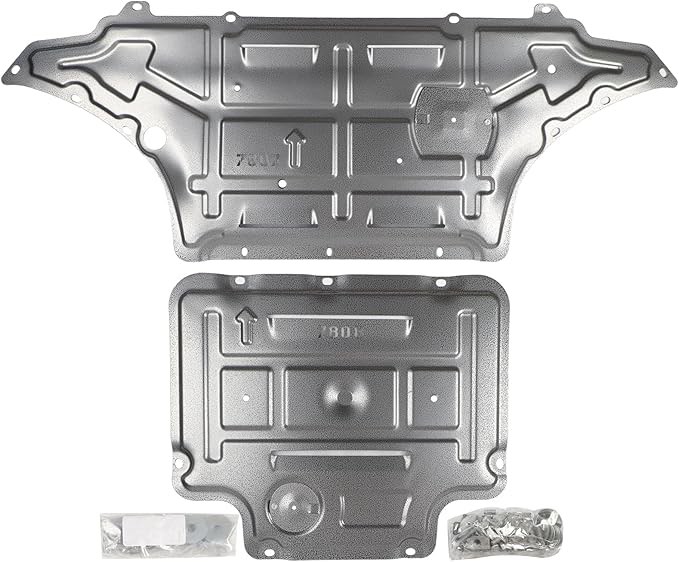 MISIOEK Engine Splash Shield Guard Compatible with 2009-2016 A4, 2010-2016 S4 RS4, 2008-2017 A5 S5, 