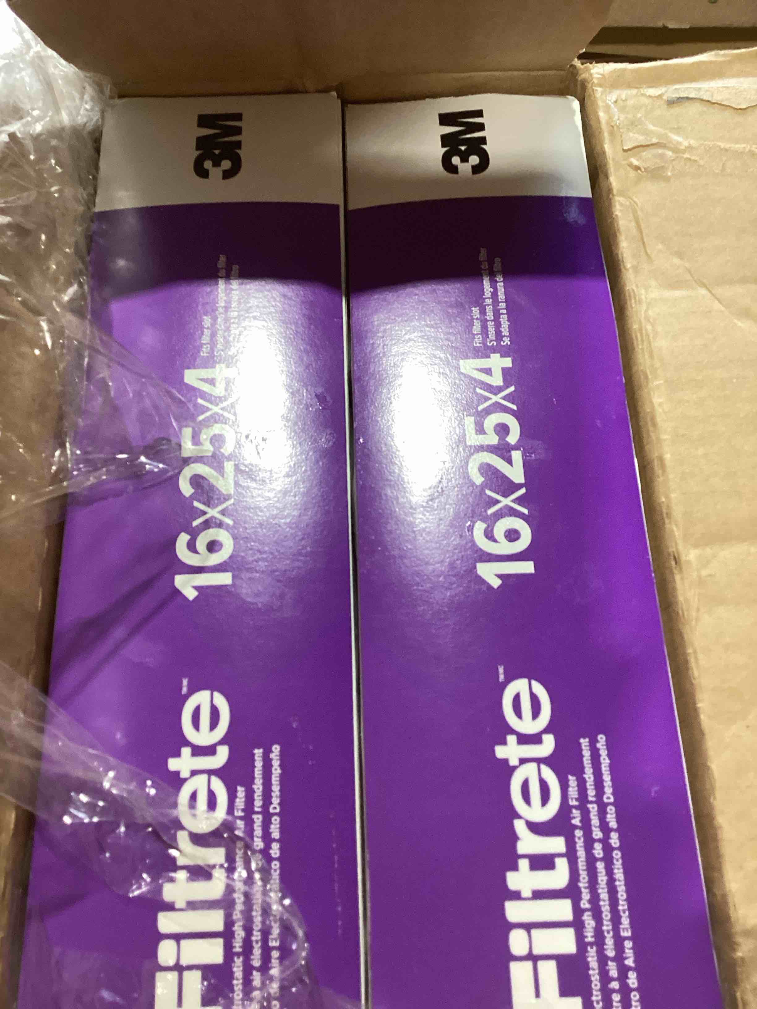 Condition photo showing New/Like New for filtrete replacement air filters mpr 1550 merv 12