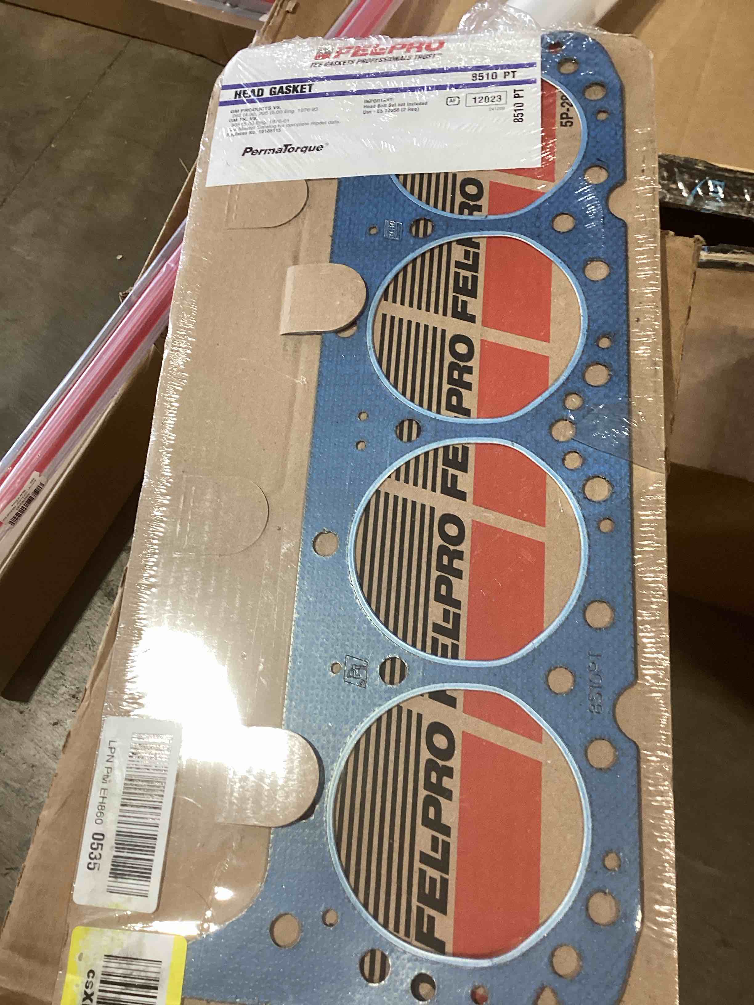 Condition photo showing New/Like New for fel-pro oe 8510pt fep8510pt head gasket sbc 75-95